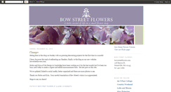 Desktop Screenshot of blog.bowstreetflowers.com